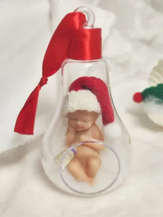 Minis de silicona bebés en conchas