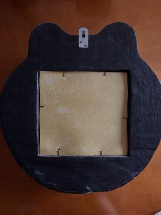 Espejo Decorativo Rana Artesanal Madera.