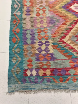 Tappeto Kilim afgano 250x199 cm