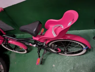 Bicicleta infantil Btwin 16" rosa