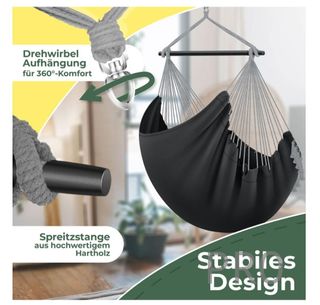 Silla colgante con 2 cojines - Kesser