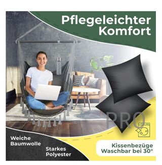 Silla colgante con 2 cojines - Kesser