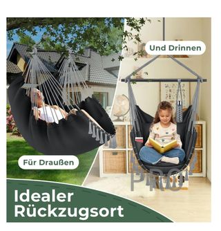 Silla colgante con 2 cojines - Kesser