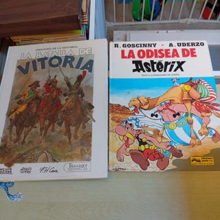 7 comics tapa dura. Tintín, Astérix, Iznogud...