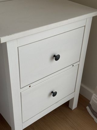 Mesita Noche Madera Pino Blanca