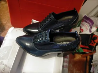 Zapatos Bello azul marino,Talla 38