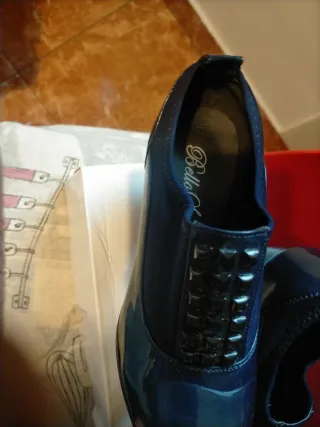 Zapatos Bello azul marino,Talla 38