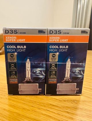 Lâmpada Xenon D3S 5500K 2x