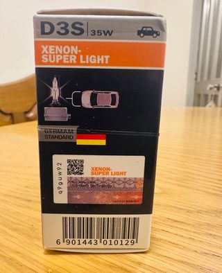 Lâmpada Xenon D3S 5500K 2x