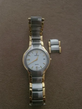 Reloj Festina Quartz bicolor