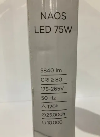 OFERTON UNICO !!Lampara Plafón LED NAOS 75W