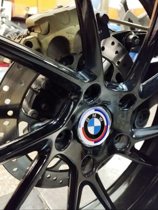 2 Tapas Aniversario Moto BMW Llanta y Cardán