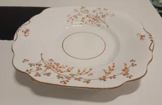 RARO PLATO DE PORCELANA,ANTIGUO DE 1913-24,DIAMOND