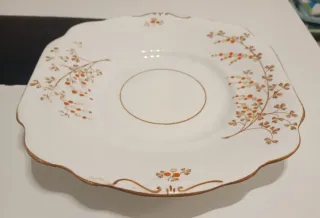 RARO PLATO DE PORCELANA,ANTIGUO DE 1913-24,DIAMOND