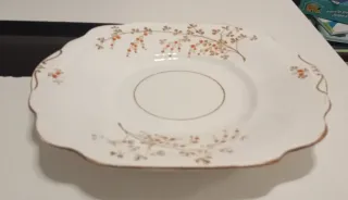 RARO PLATO DE PORCELANA,ANTIGUO DE 1913-24,DIAMOND