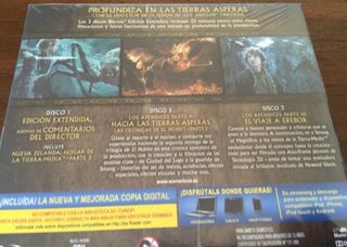 EL HOBBIT DESOLACION SMAUG ED EXTENDIDA 3 BLURAY