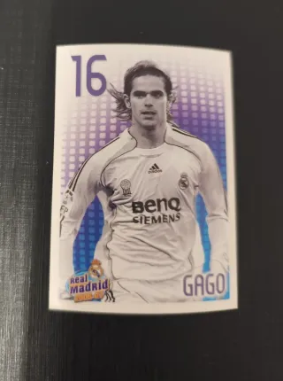 Cromo 16 Panini Gago Real Madrid temporada 2006-07