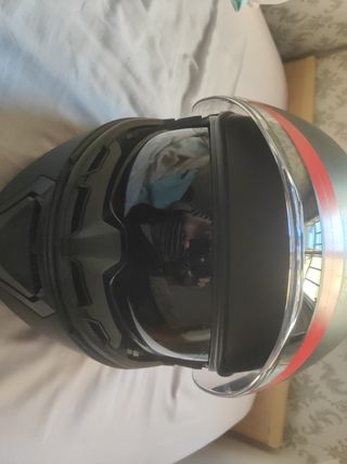 Casco Moto Modular Negro