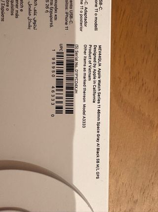 Apple Watch Series 11 46mm Precintado.