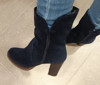 Botines Zendra Talla 36 Azul