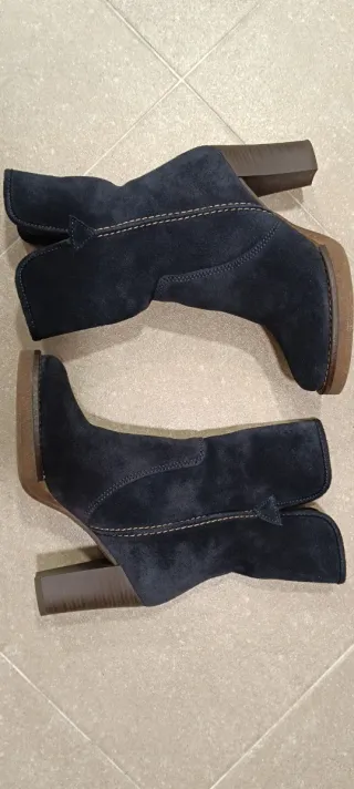 Botines Zendra Talla 36 Azul