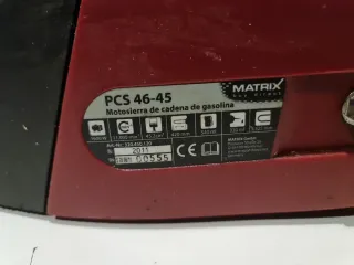 Motosierra de gasolina
