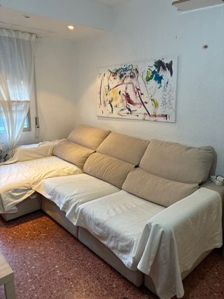 Sofá Cama Chaise Longue Ikea Beige