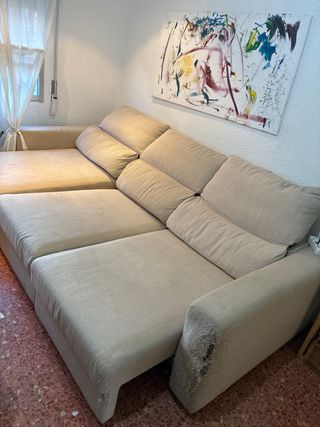 Sofá Cama Chaise Longue Ikea Beige