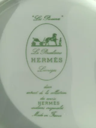 Hermès Les Pivoines Piatti 5 Hermes Antiquariato