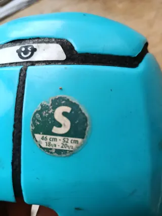 Casco bici infantil azul