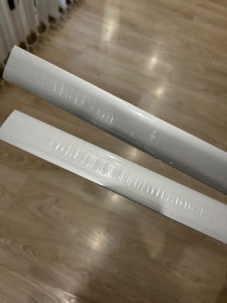 2 Tapa juntas suelo adhesivo plata 90cm