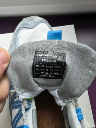 Scarpe Flower Mountain 43 blu/verde