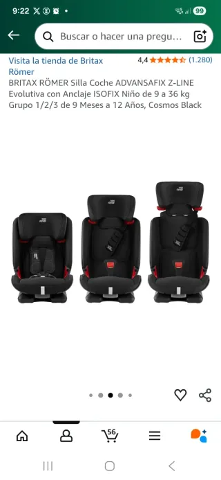 Britax Römer Silla Coche ADVANSAFIX Z-LINE