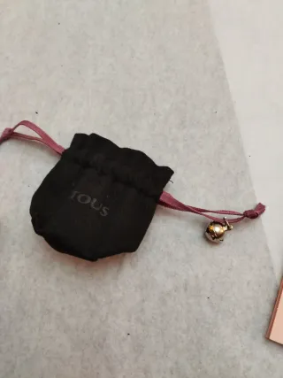 Colgante oso plata Tous.