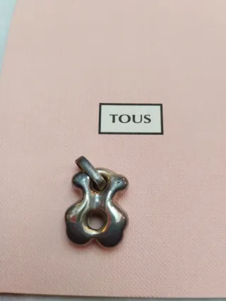 Colgante oso plata Tous.
