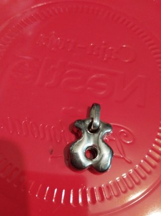 Colgante oso plata Tous.