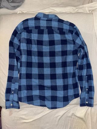 Camisa Abercrombie & Fitch cuadros azul Talla M