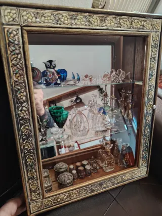 Vetrinetta Espositore con 20 Oggetti Piccoli