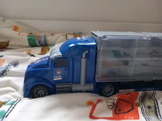 Camión Policía con Sonido para Coches