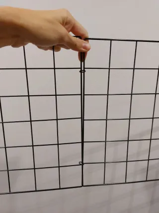 Rejilla decorativa negra