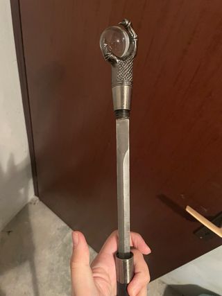 Bastone da passeggio da collezione con sfera