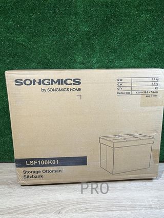 Puff Almacenaje 41 cm SONGMICS