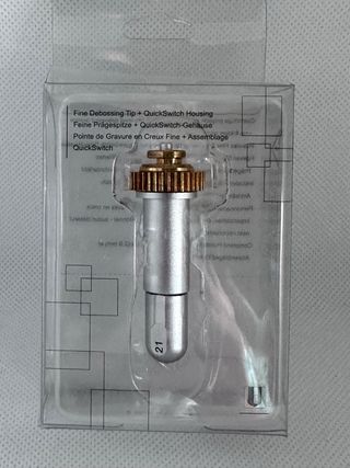 Punta de repujado fina + Carcasa QuickSwitch