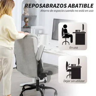 Silla de Oficina Ergonómica con Masaje