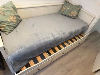 HEMNES Diván con 3 cajones