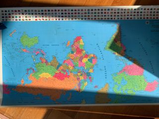 Mapa Mundo Plastificado 135x80