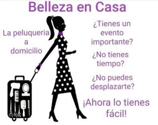 Peluquera a domicilio : Corte, Secado y Color.