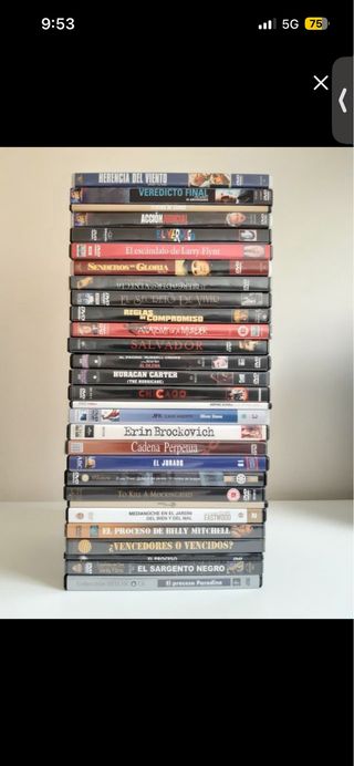 Colección Películas DVD Juicios Crimen Drama