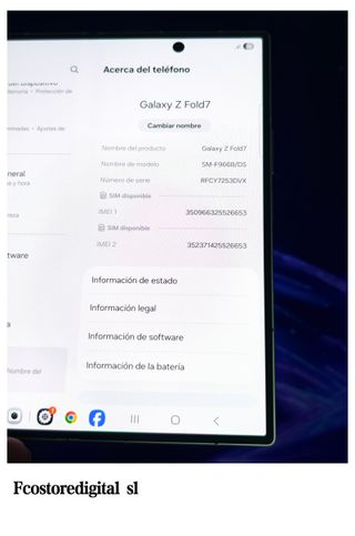 Samsung Galaxy Z Fold7 256gb SILVER - Nuovo