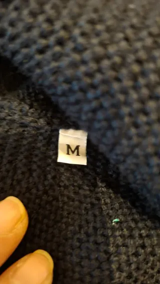 Jeorde's Maglione Uomo Lana Merino Blu scuro